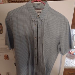 Columbia Casual Button Down Short-sleeved Large Shirt